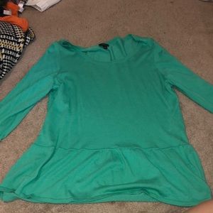 Teal Long Sleeve Shirt